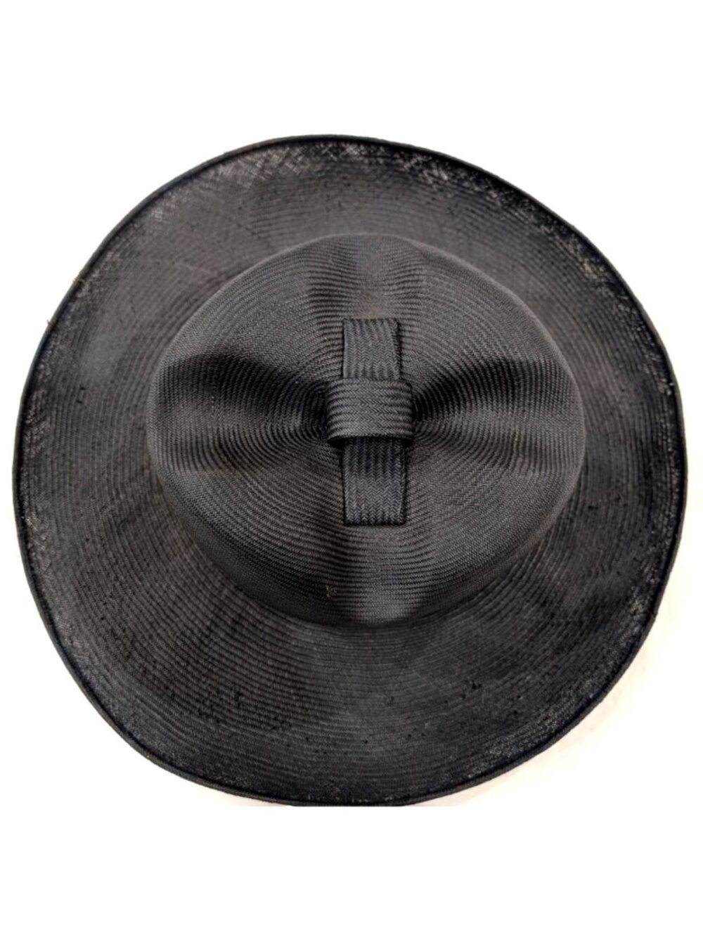 Vintage Leslie James/Bullocks Pasadena Straw Hat, Black